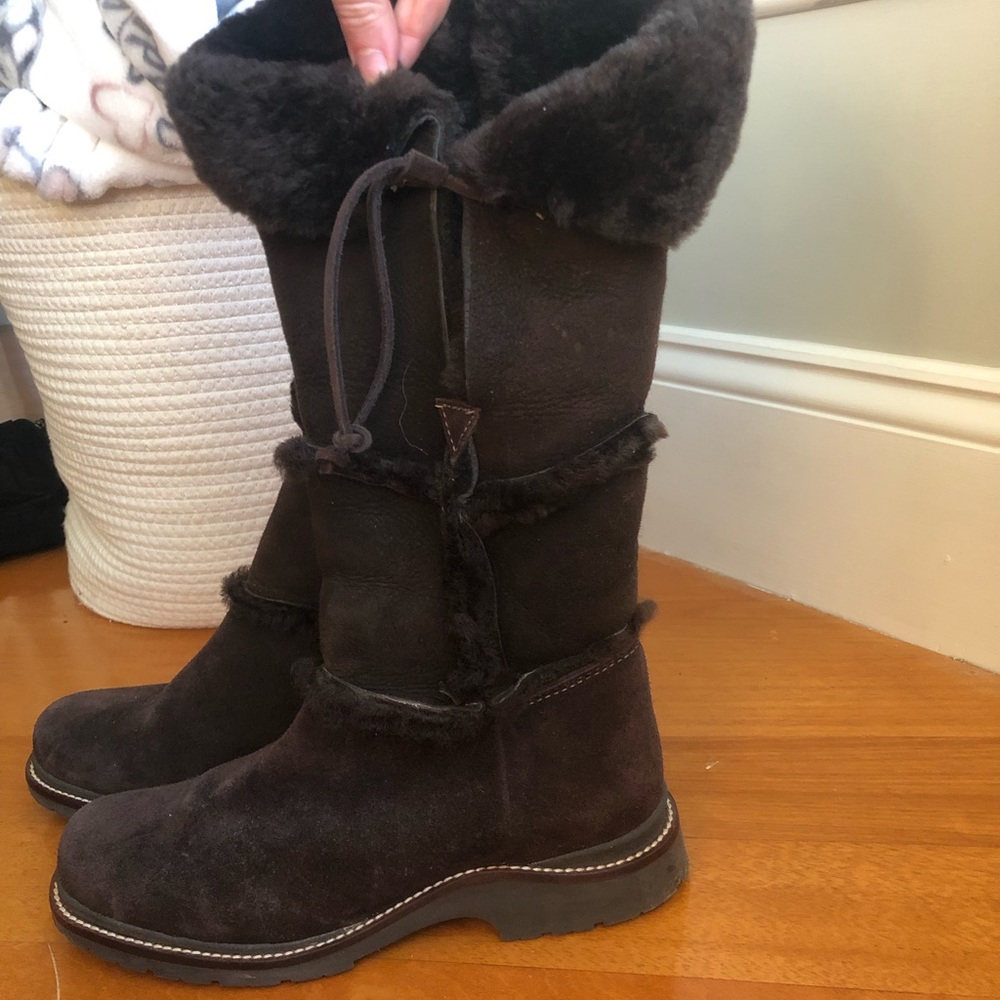 L.L. beans women’s furry snow boots size 8.5